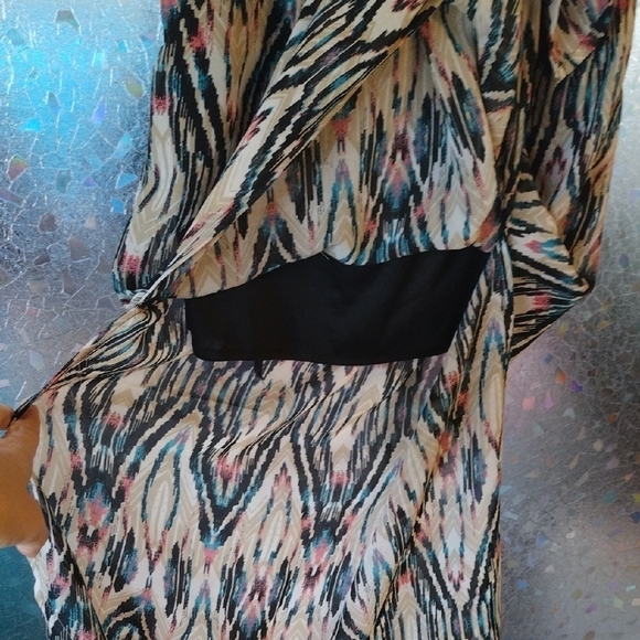 Brown and Cream Pleated Midi Skirt for Cocktail Events - Picture 9 of 13